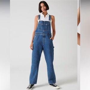 Aritzia denim overalls